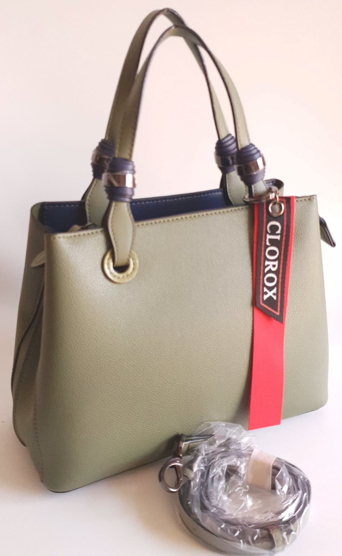 Green Cotton Handcrafted Bag / Shoulder Hand Bags/ Designer Bags | Rudha