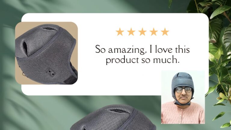 My Cousis sister who loves to hear the helmet all day long and sleeps with it.